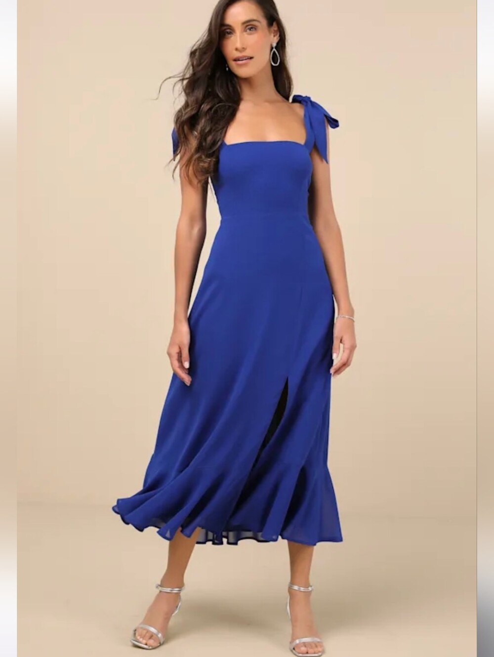 Lulus Midi Dress, EUC